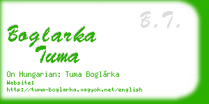 boglarka tuma business card